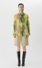 Pants / JNBY Straight-Leg Cotton midi trousers