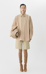 Pants / JNBY Straight-Leg Cotton midi trousers