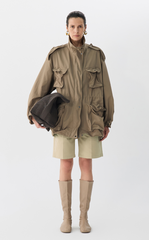 Pants / JNBY Straight-Leg Cotton midi trousers