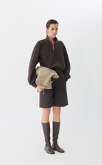 Pants / JNBY Straight-Leg Cotton midi trousers