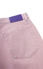 Pants / JNBY Straight-Leg Cuffed Denim Jeans