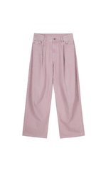 Pants / JNBY Straight-Leg Cuffed Denim Jeans