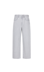 Pants / JNBY Straight-Leg Cuffed Denim Trousers