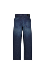 Pants / JNBY Straight-Leg Cuffed Denim Trousers