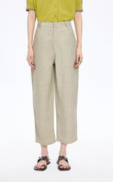 Pants / JNBY Tapered Cropped Linen Blend Pants