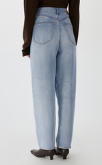 Pants / JNBY Tapered Frayed Hem Denim Trousers