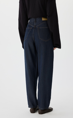 Pants / JNBY Tapered Frayed Hem Denim Trousers