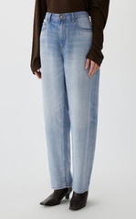 Pants / JNBY Tapered Frayed Hem Denim Trousers