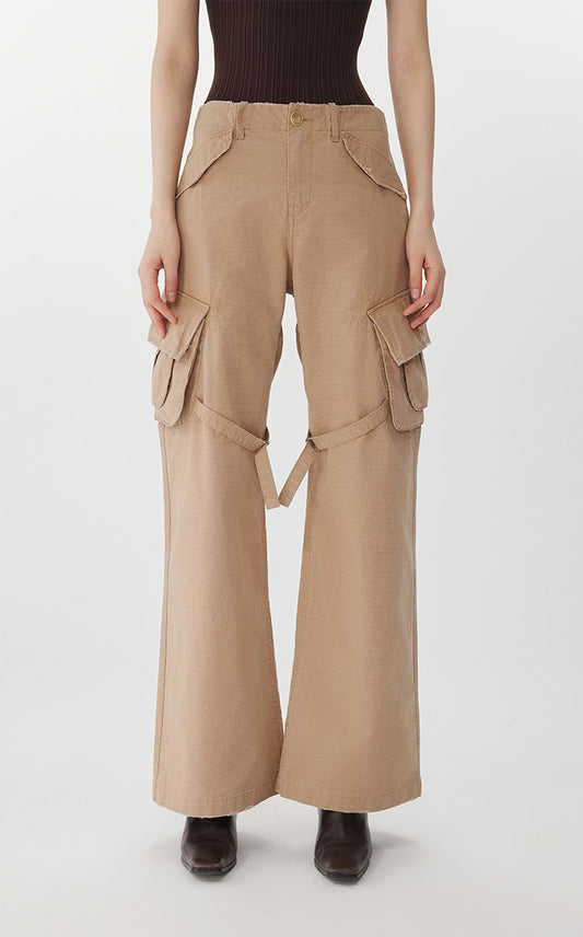 Pants / JNBY Utility Cuffed Cotton Pants