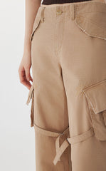 Pants / JNBY Utility Cuffed Cotton Pants