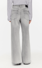 Pants / JNBY Washed Full-Length Cotton Jeans