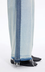 Pants / JNBY Wide-Leg Colorblock Denim Pants