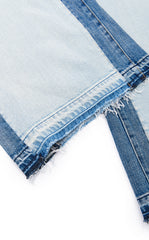 Pants / JNBY Wide-Leg Colorblock Denim Pants