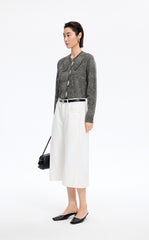 Pants / JNBY Wide-Leg Cropped Denim Pants