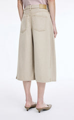 Pants / JNBY Wide-Leg Cropped Denim Pants