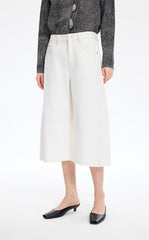 Pants / JNBY Wide-Leg Cropped Denim Pants