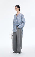Pants / JNBY Wide-Leg Drawstring Lyocell Jeans