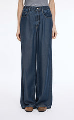 Pants / JNBY Wide-Leg Drawstring Lyocell Jeans
