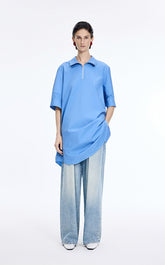 Pants / JNBY Wide-Leg Extra-Long Lyocell Denim Pants