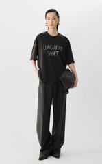Pants / JNBY Wide-Leg Jacquard Wool Trousers