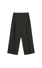 Pants / JNBY Wide-Leg Jacquard Wool Trousers