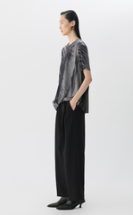 Pants / JNBY Wide-Leg Jacquard Wool Trousers