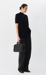 Pants / JNBY Wide-Leg Jacquard Wool Trousers