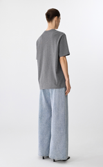Pants / JNBY Wide-Leg Rolled Hem Denim Pants