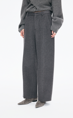 Pants / JNBY Wool-Blend Wide-Leg Trousers