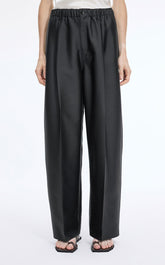 Pants / JNBY Wool-Silk Straight Loose Pants