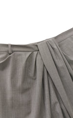 Pants / JNBY Wool Blend Cropped Straight-Leg Pants