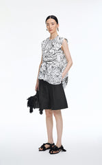 Pants / JNBY A-Line Twill Cropped Pants