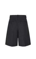Pants / JNBY Wool Straight-Leg Cuffed Shorts