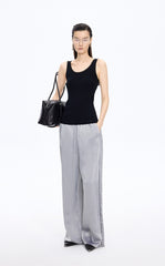Pants / JNBY Cupro Jacquard Wide-Leg Pants(图有疑问)