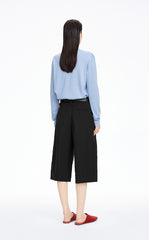 Pants / JNBY Linen-Blend Cropped Banana Pants
