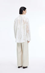 Pants / JNBY Linen Blend Wide-Leg Cuffed Pants