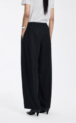 Pants / JNBY Striped Modal Blend Wide Leg Trousers