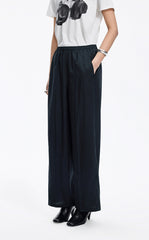 Pants / JNBY Striped Modal Blend Wide Leg Trousers