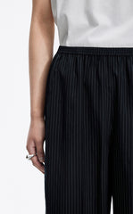 Pants / JNBY Striped Modal Blend Wide Leg Trousers