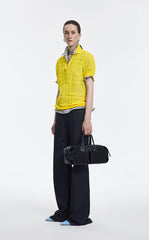 Polo Shirt / JNBY Layered Two-Piece Textured Jacquard Knit Polo