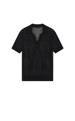 Polo Shirt / JNBY Layered Two-Piece Textured Jacquard Knit Polo