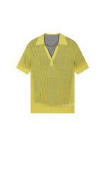 Polo Shirt / JNBY Layered Two-Piece Textured Jacquard Knit Polo