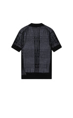Polo Shirt / JNBY Layered Two-Piece Textured Jacquard Knit Polo