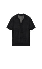 Polo Shirt / JNBY Layered Two-Piece Textured Jacquard Knit Polo