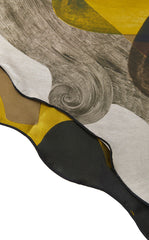 Scarf / JNBY 100% Silk Abstract Print Scarf