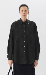 Shirt / JNBY 3D Floral Cotton Oversized Shirt