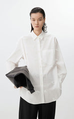 Shirt / JNBY 3D Floral Cotton Oversized Shirt