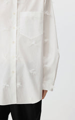 Shirt / JNBY 3D Floral Cotton Oversized Shirt