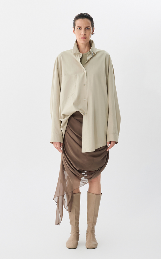 Shirt / JNBY A-line Oversized Cotton Shirt