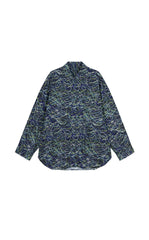 Shirt / JNBY Abstract Acrylic Lines Oversize Cotton Shirt